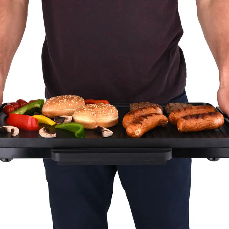 Электрический плоский гриль, 2000W, YATO