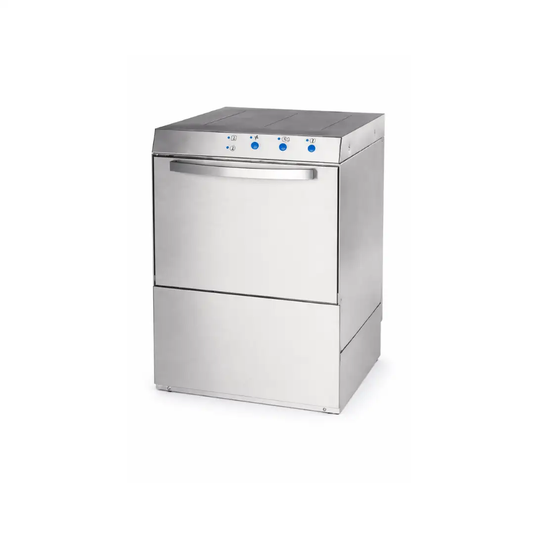Профессиональная машина для мойки стаканов и бокалов, без дозатора моющего средства, кассета 400×400 мм