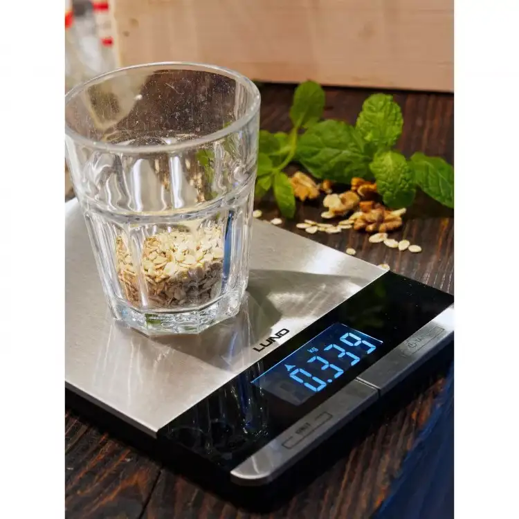 Компактные кухонные весы из нержавеющей стали, LUND