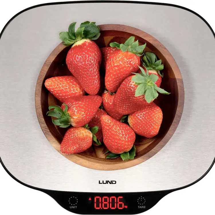 Большие кухонные весы из нержавеющей стали, LUND
