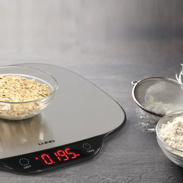 Большие кухонные весы из нержавеющей стали, LUND