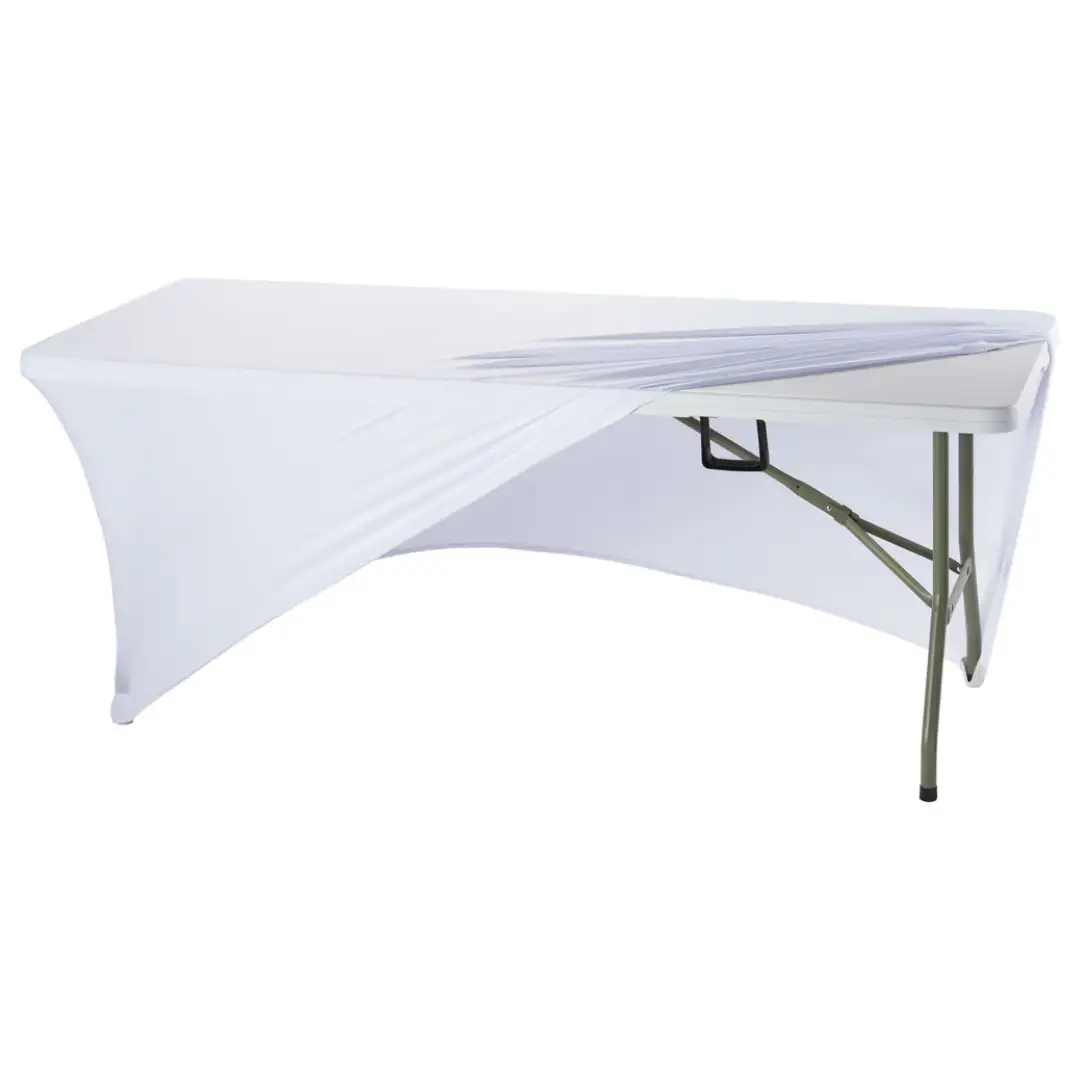 Эластичный чехол для кейтеринга стола белый 1830x762x740 мм