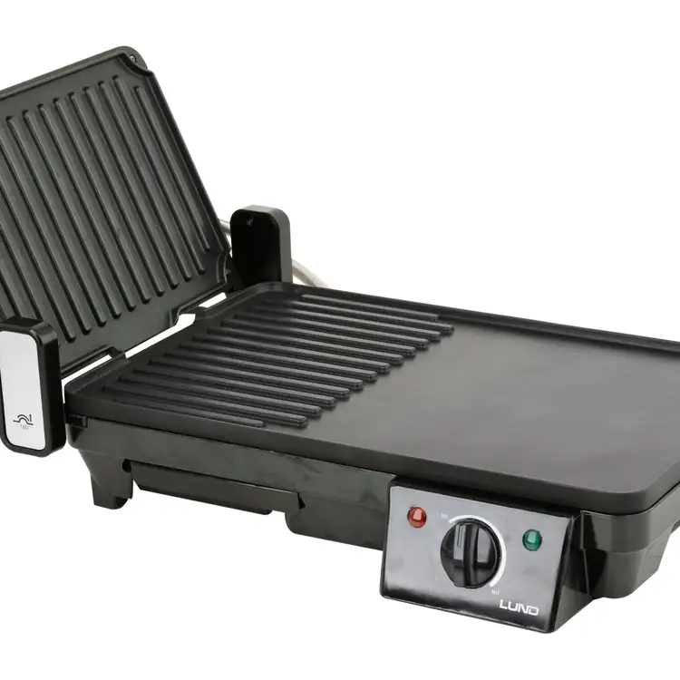 Электрический настольный гриль 2-в-1, 2000В