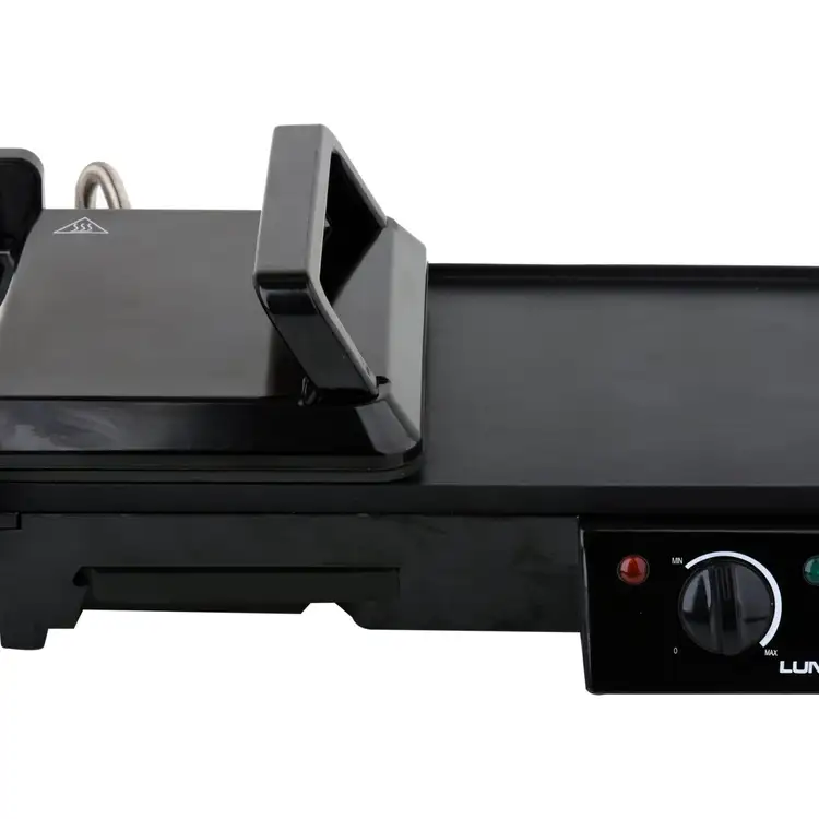 Электрический настольный гриль 2-в-1, 2000В