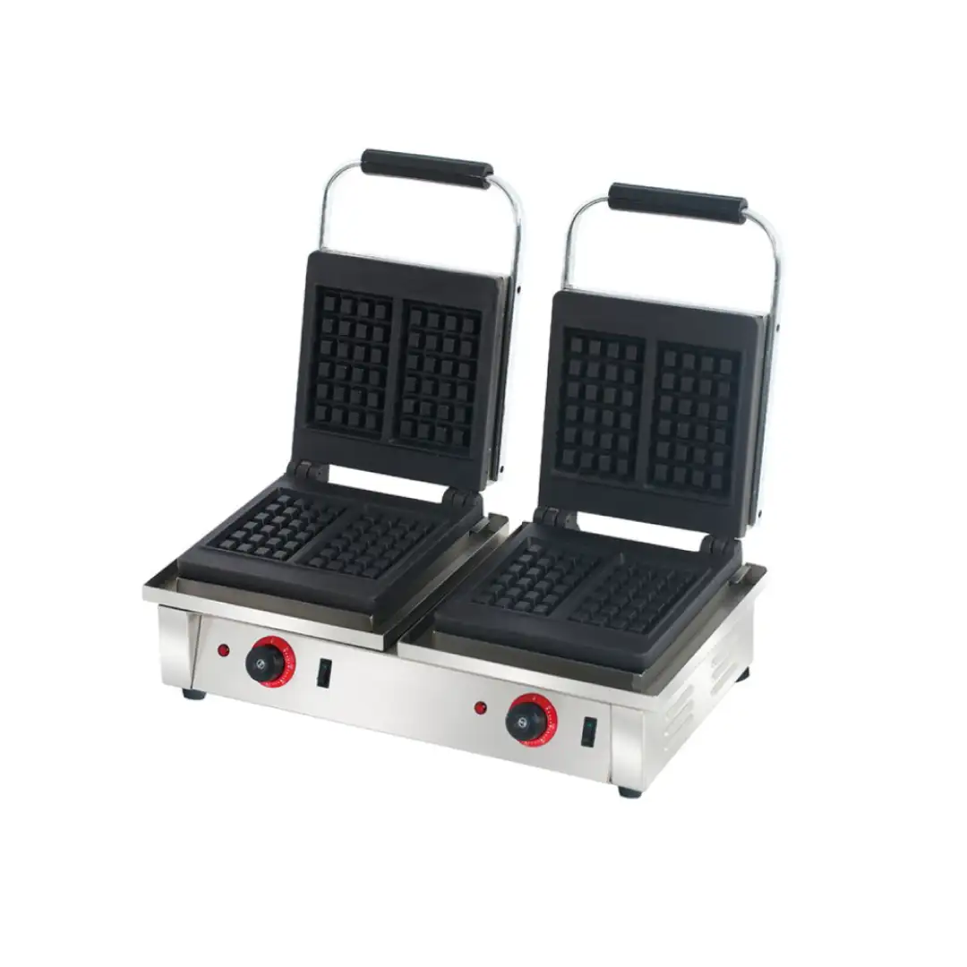 Профессиональный аппарат для приготовления вафель, 1,4 кВт, 220 В