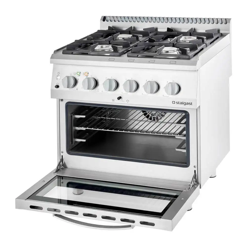 Плита с 4 конфорками и электрической духовкой, 7/20,5 кВт