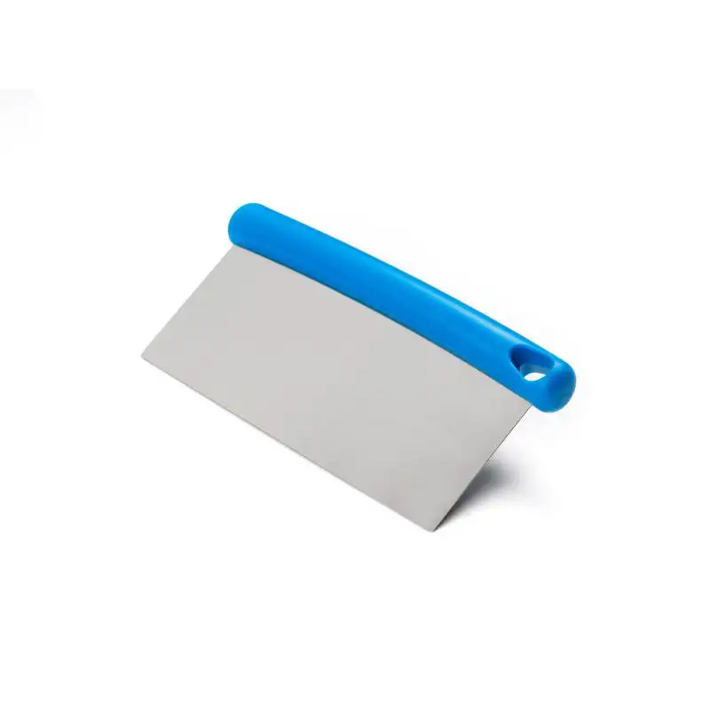 Dough spatula / cutter, 200x110 mm, flexible stainless steel blade