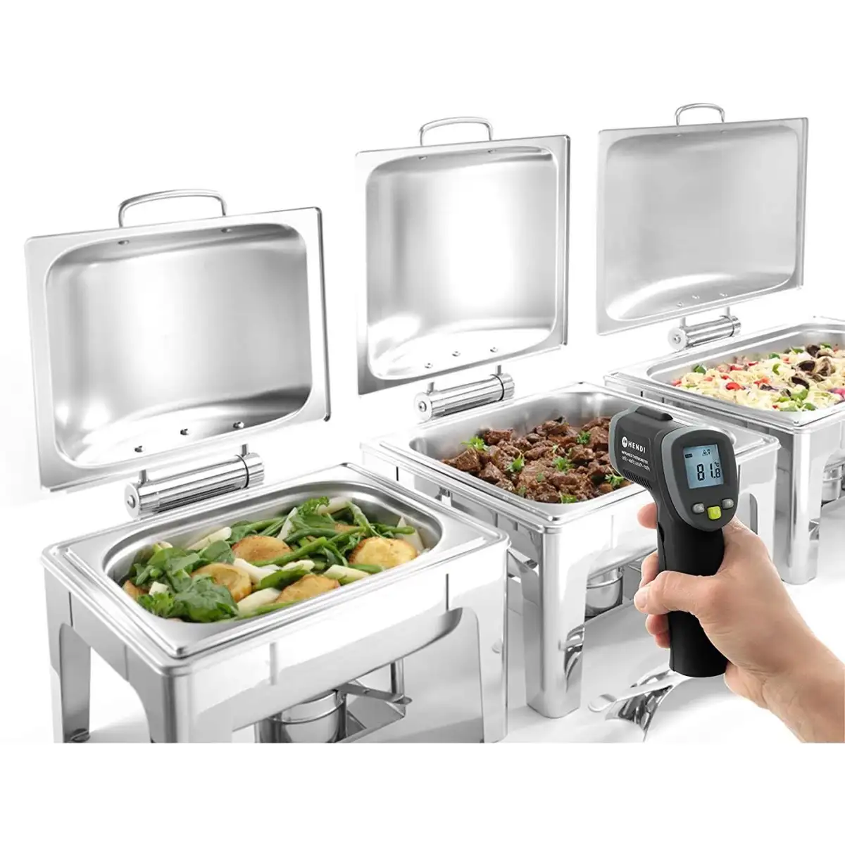 Инфракрасный термометр, темп. диапазон -32/400°c, Hendi