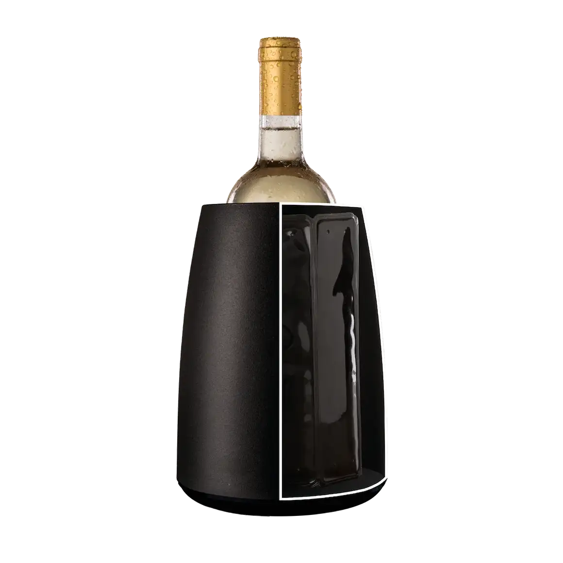 Элегантный чёрный охлаждающий чехол для вина