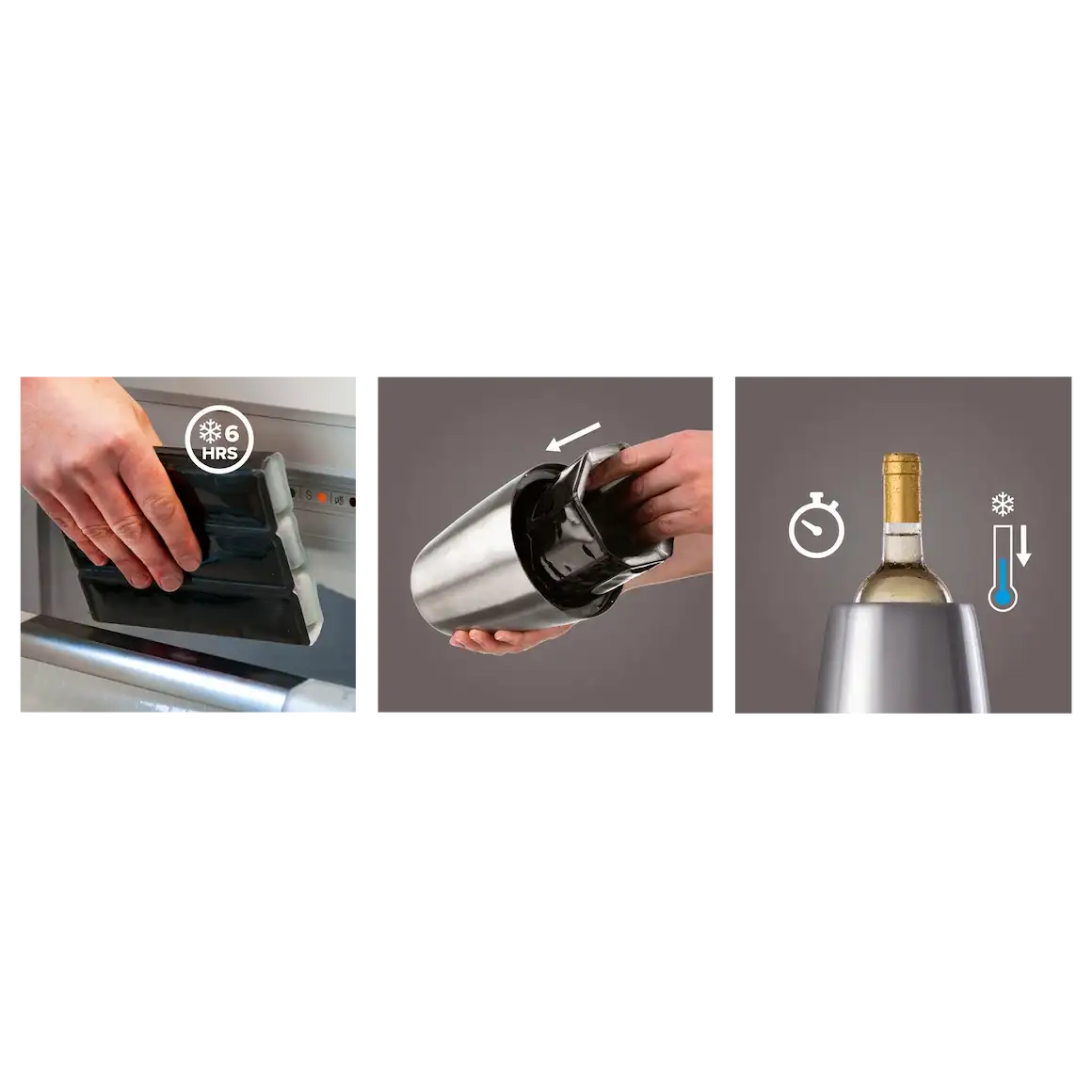 Элегантный чёрный охлаждающий чехол для вина