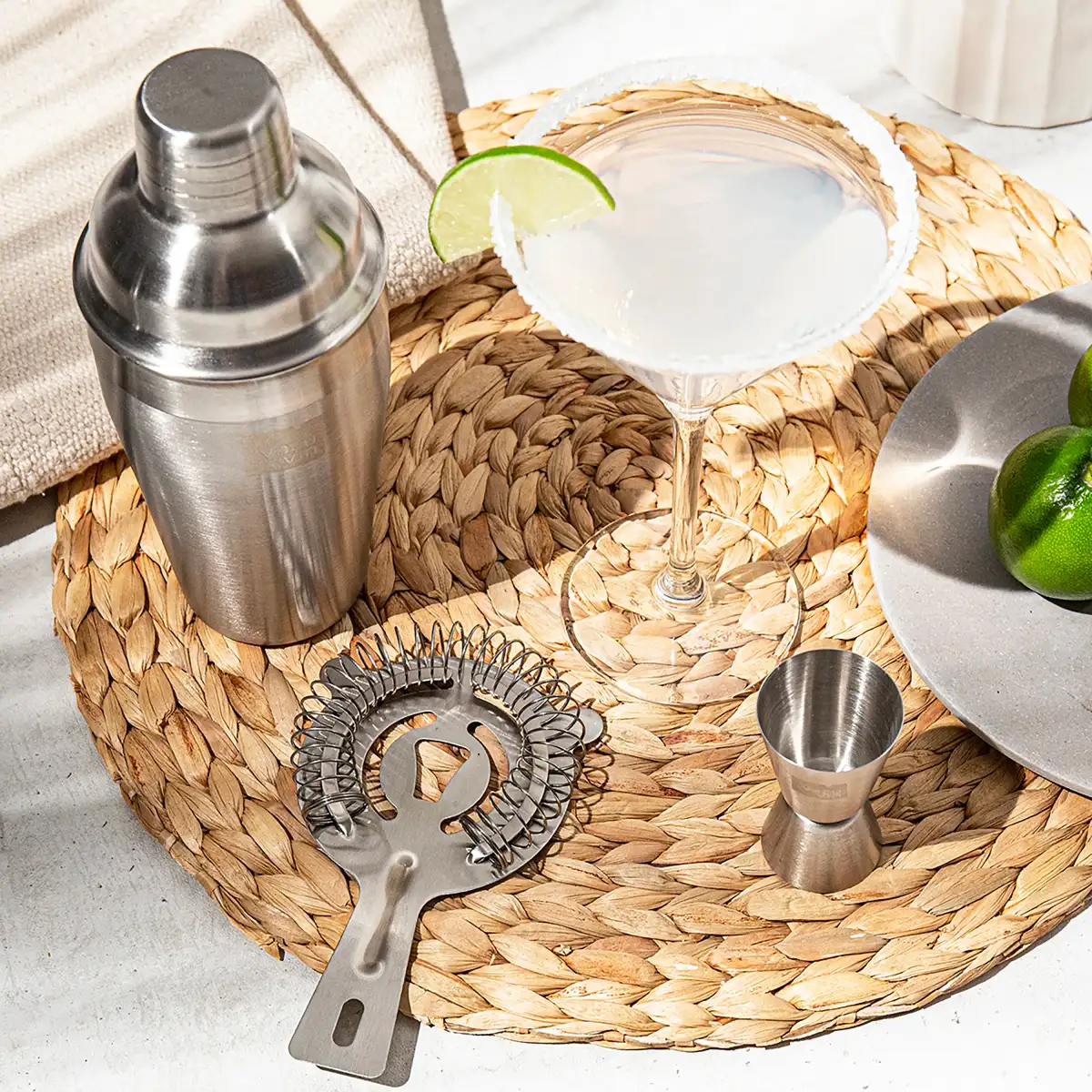 Коктейльный стрейнер из нержавеющей стали