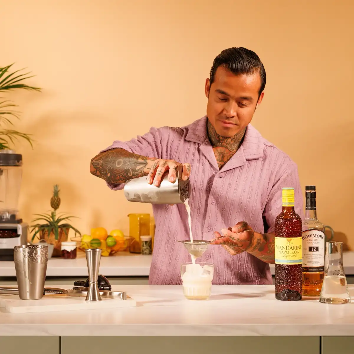 Коктейльный стрейнер из нержавеющей стали