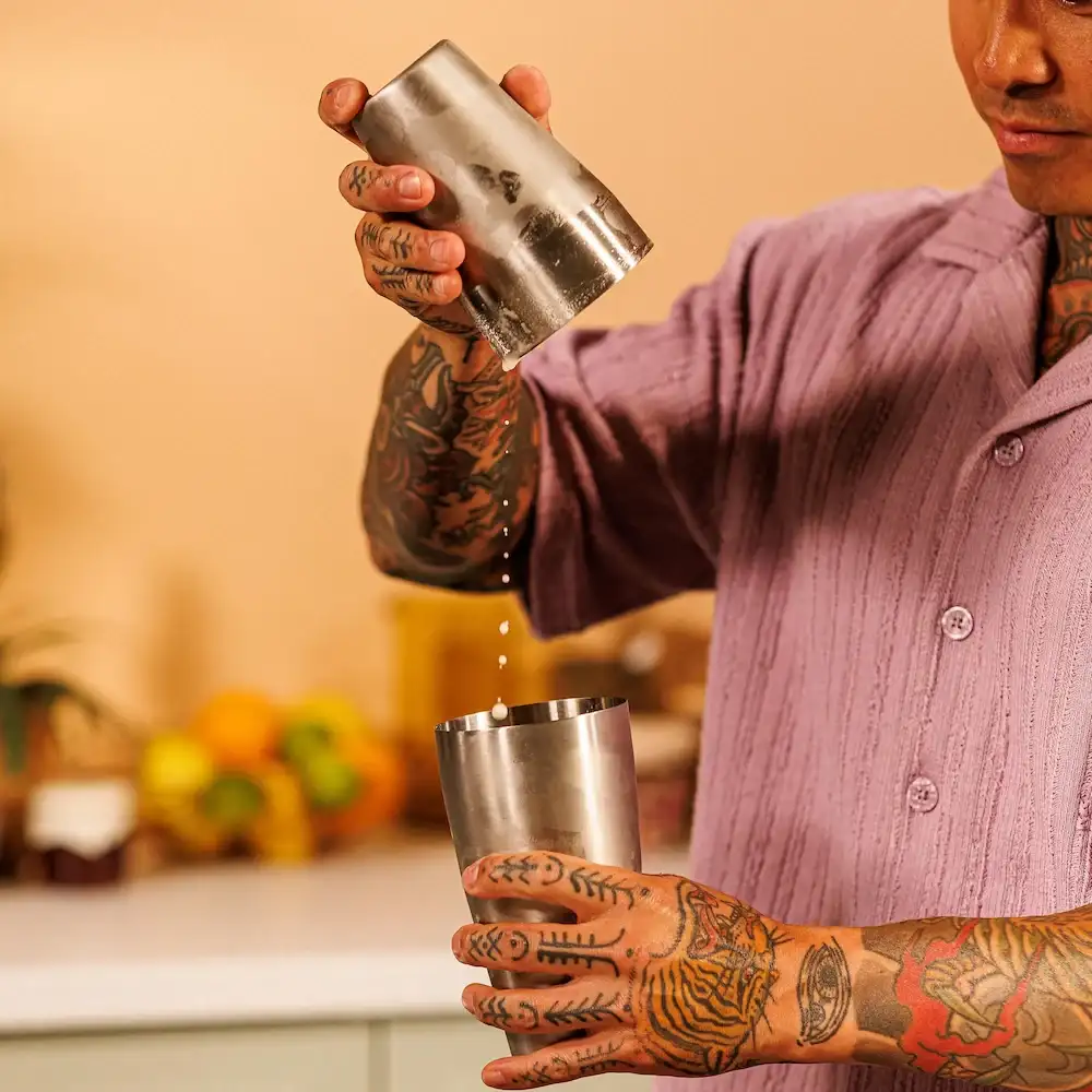 Коктейльный шейкер Tin on Tin Boston из нержавеющей стали