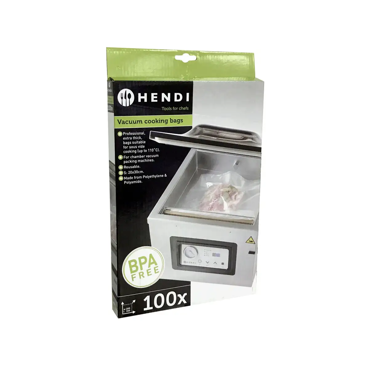Гофрированные вакуумные пакеты, упакованы по 100, 250x350 мм, Hendi