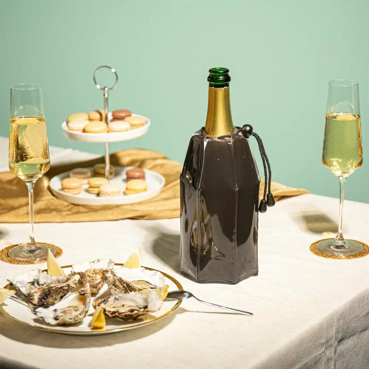 Охлаждающий чехол для вина платиновый