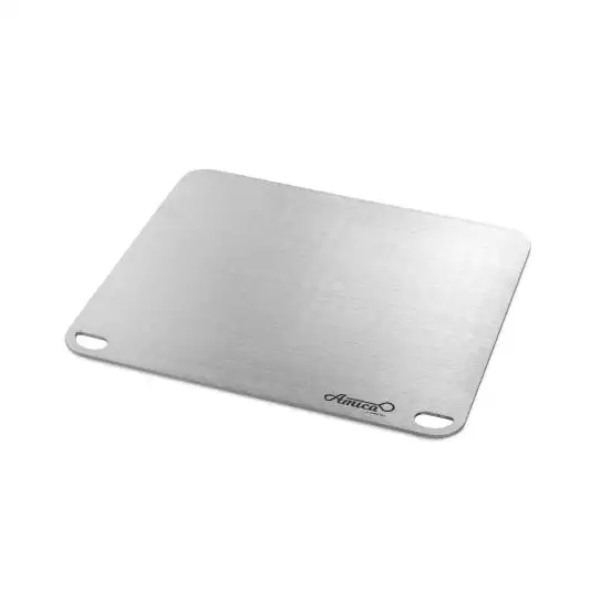 Плита для пиццы 400×350 мм из нержавеющей стали