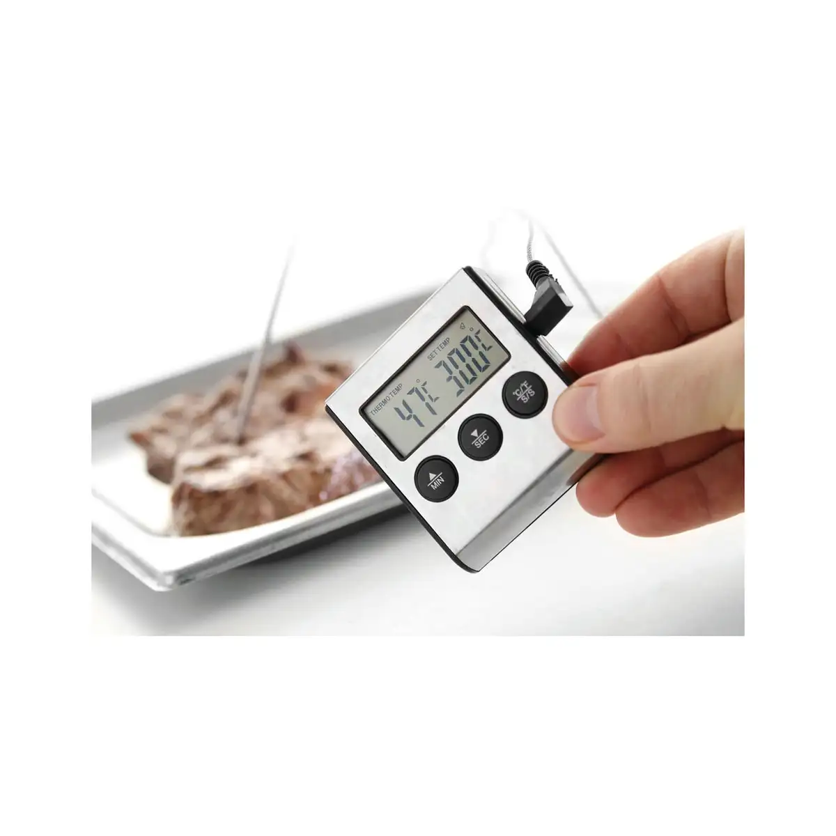 Термометр для жарки с таймером, температурный диапазон -50/250°С, Hendi