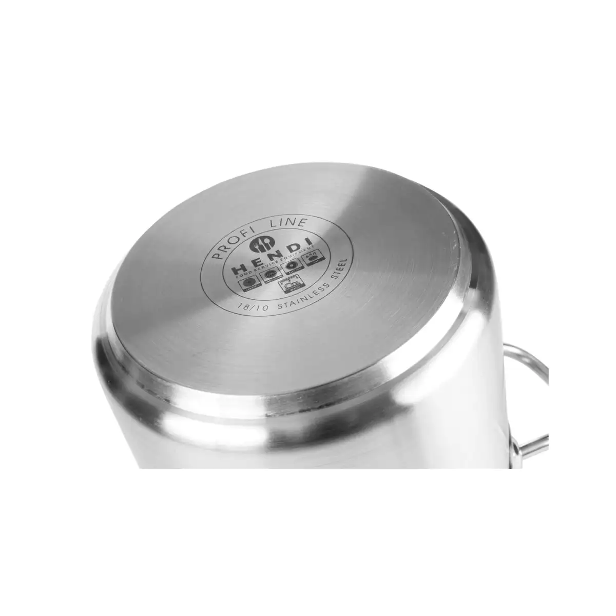 Низкая кастрюля с крышкой из нержавеющей стали 18/10, 1,5 л