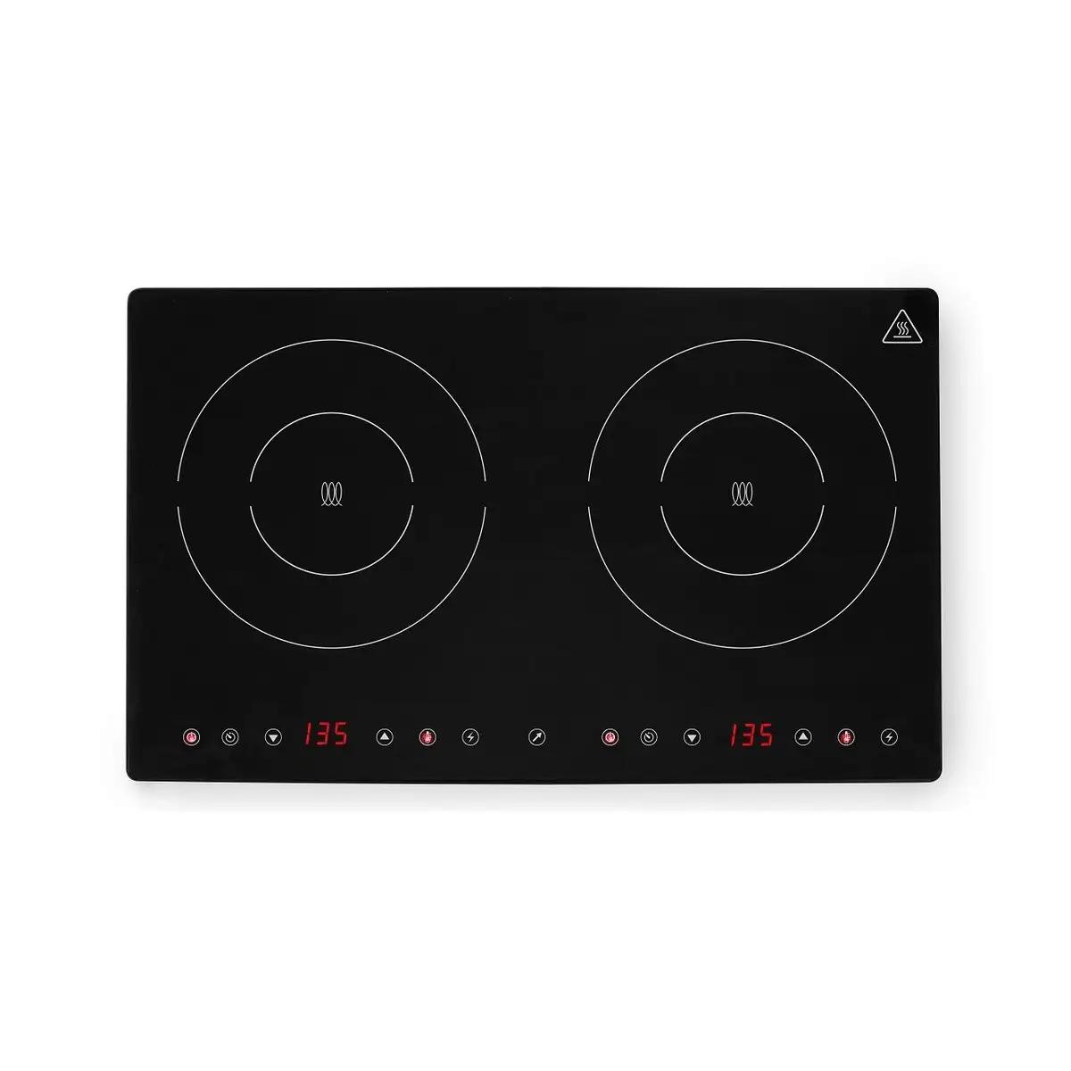 Двойная индукционная плита Kitchen Line, 230 В, 3500 Вт, 608x405x(H)54 мм, Hendi