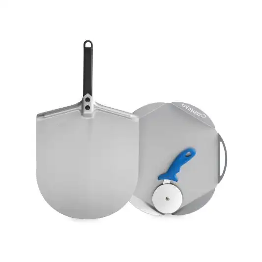 Набор для пиццы "A Casa Mia" с лопаткой Amica, противнем и ножом для пиццы