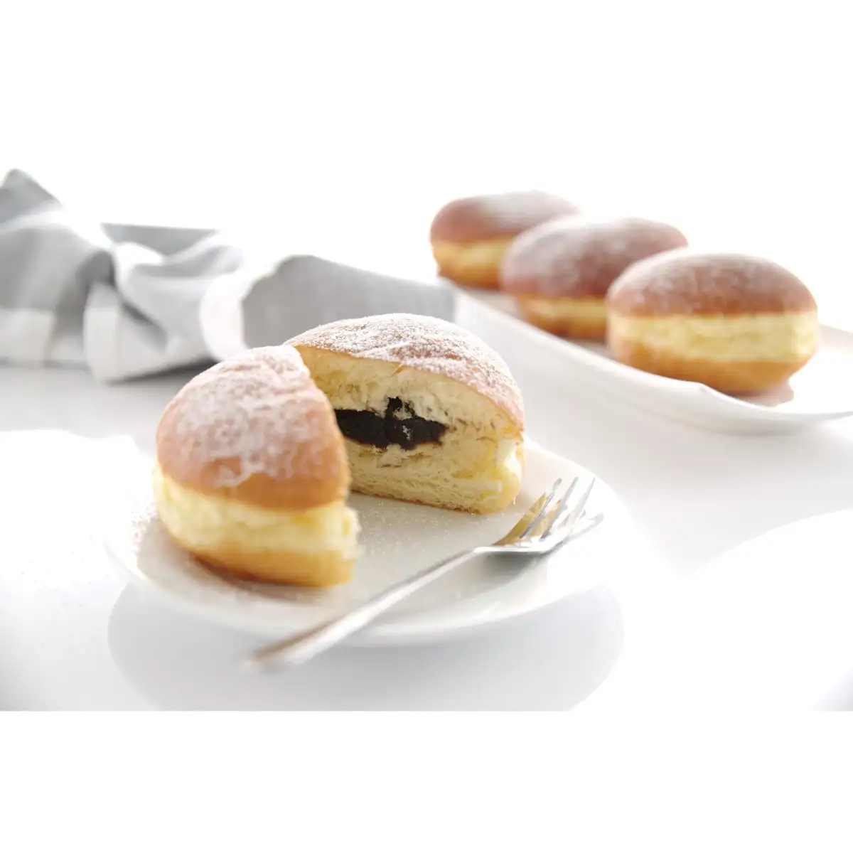 Электрическая фритюрница для пончиков 12 л с краном слива, настольная