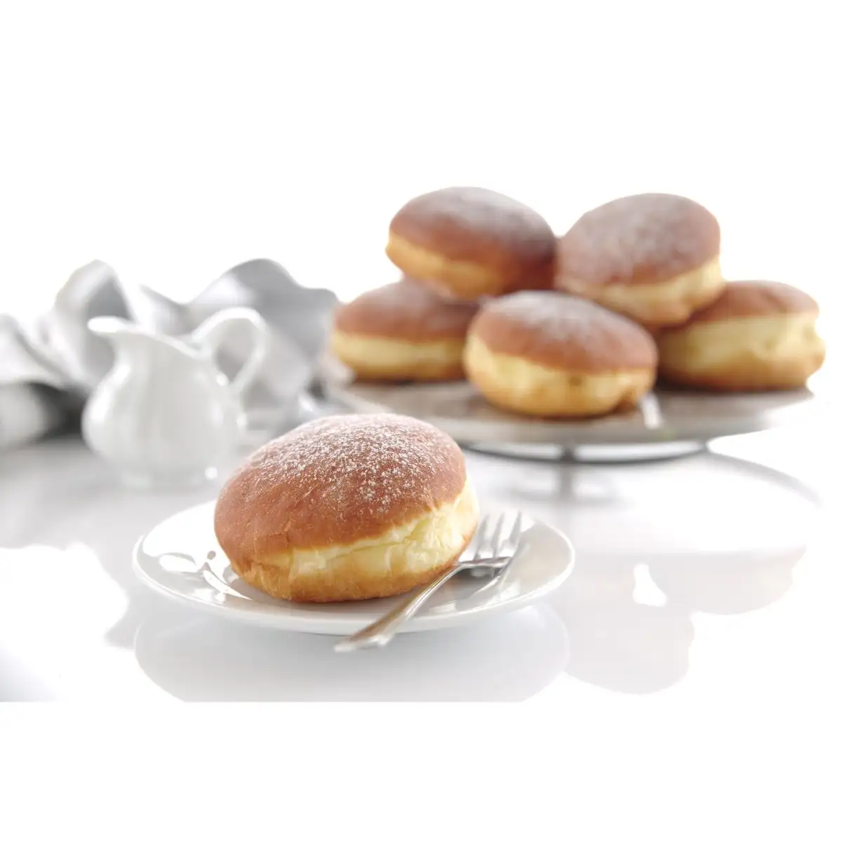 Электрическая фритюрница для пончиков 12 л с краном слива, настольная