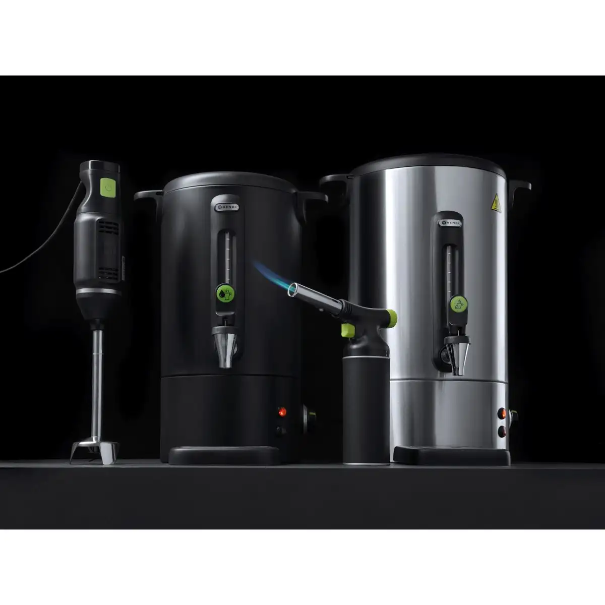 Электрический диспенсер для горячих напитков UNIQ, 7 л, 1050 Вт, 307x330x(H)450 мм, черный, Hendi