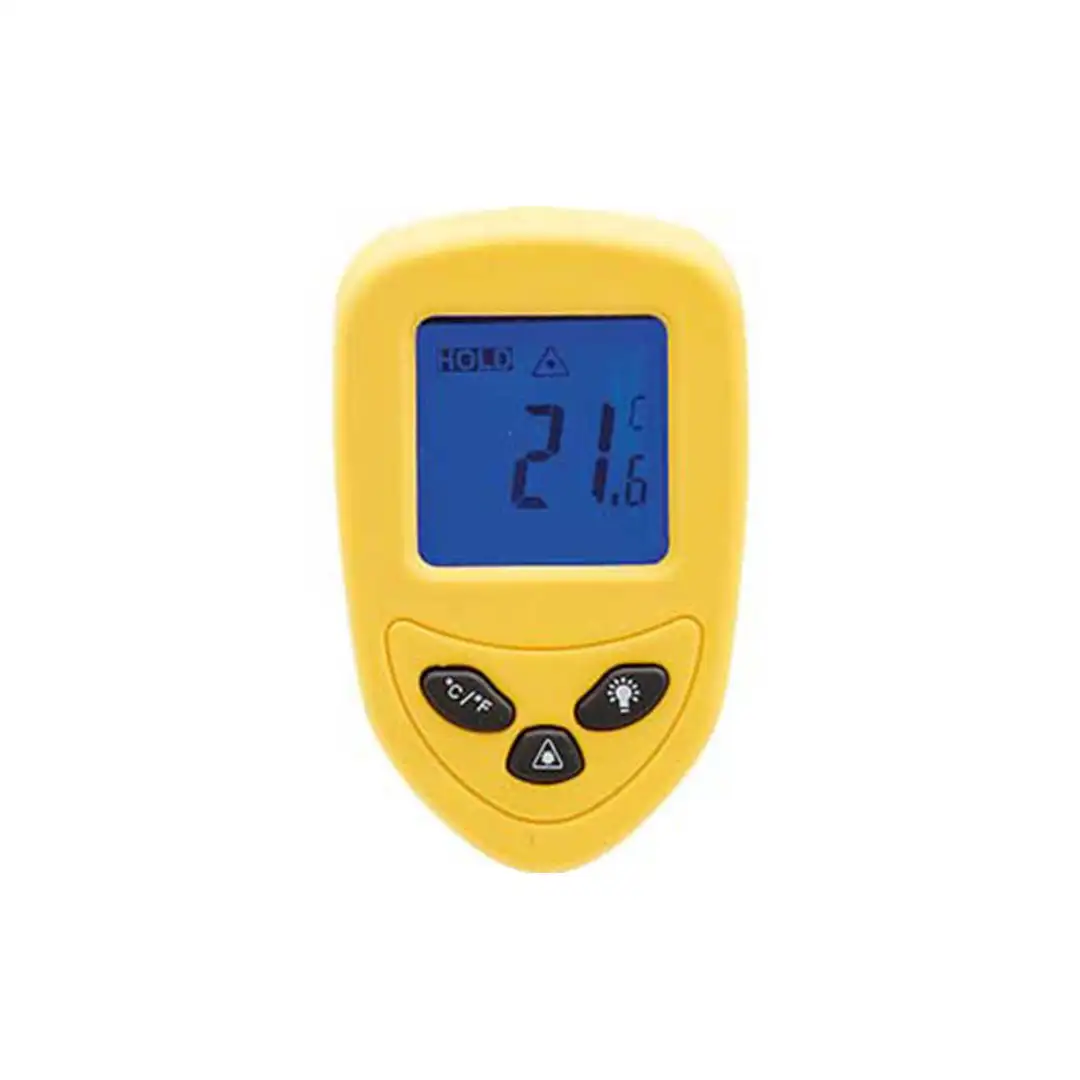 Электронный бесконтактный термометр, диапазон от -50°C до +380°C.