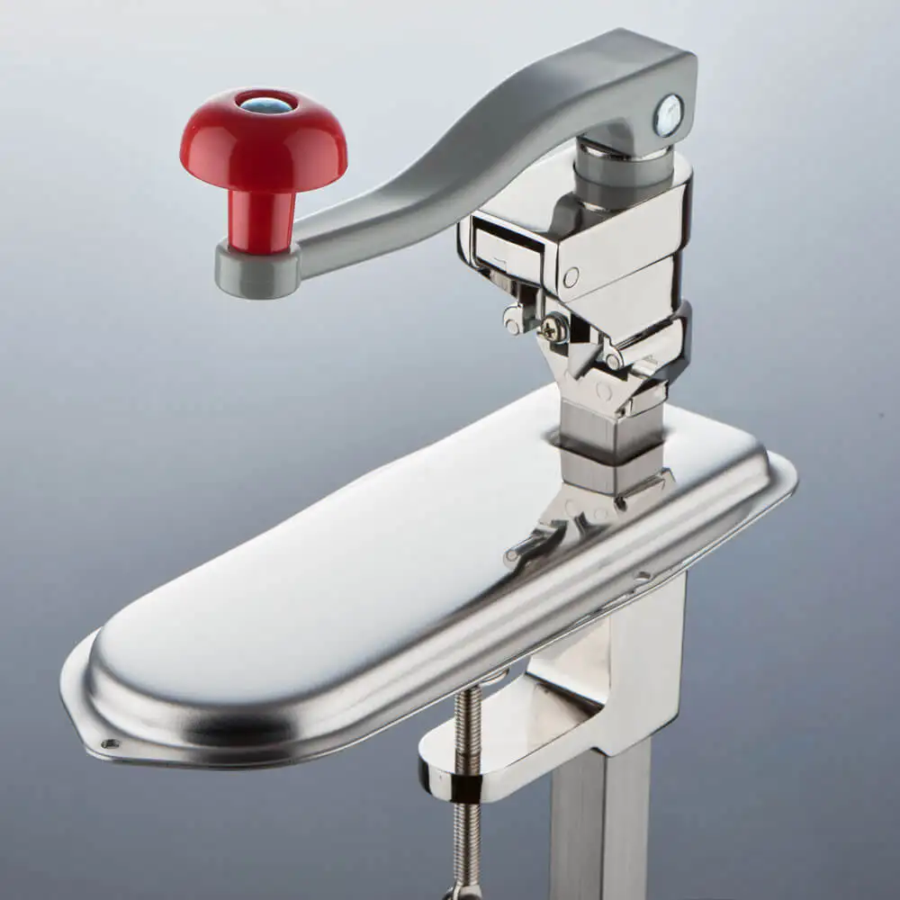 Профессиональный консервный нож с креплением к столу, 20–400 мм