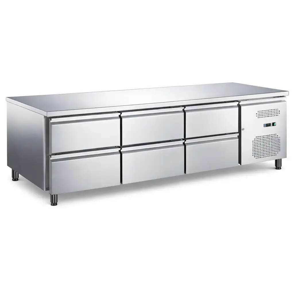 Холодильный стол, 6 секций, Hurakan HKN-GN3TN