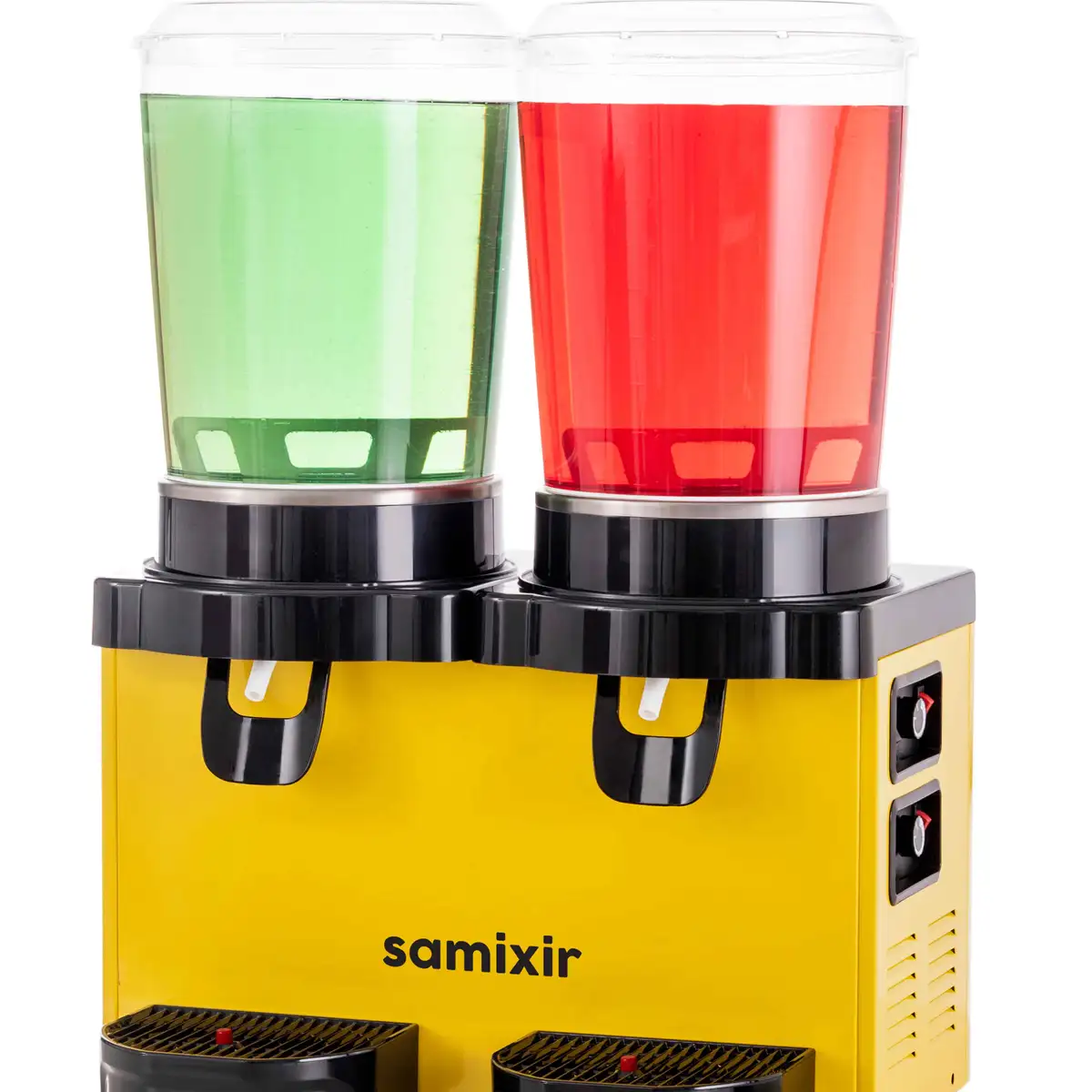 Диспенсер для Холодных Напитков 2x10 l Черный Panoramic Twin 