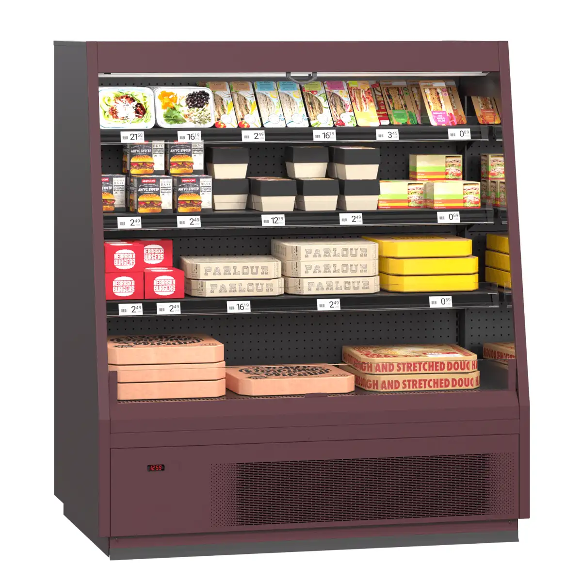 Холодильная настенная коммерческая витрина Cooles SlimSemi