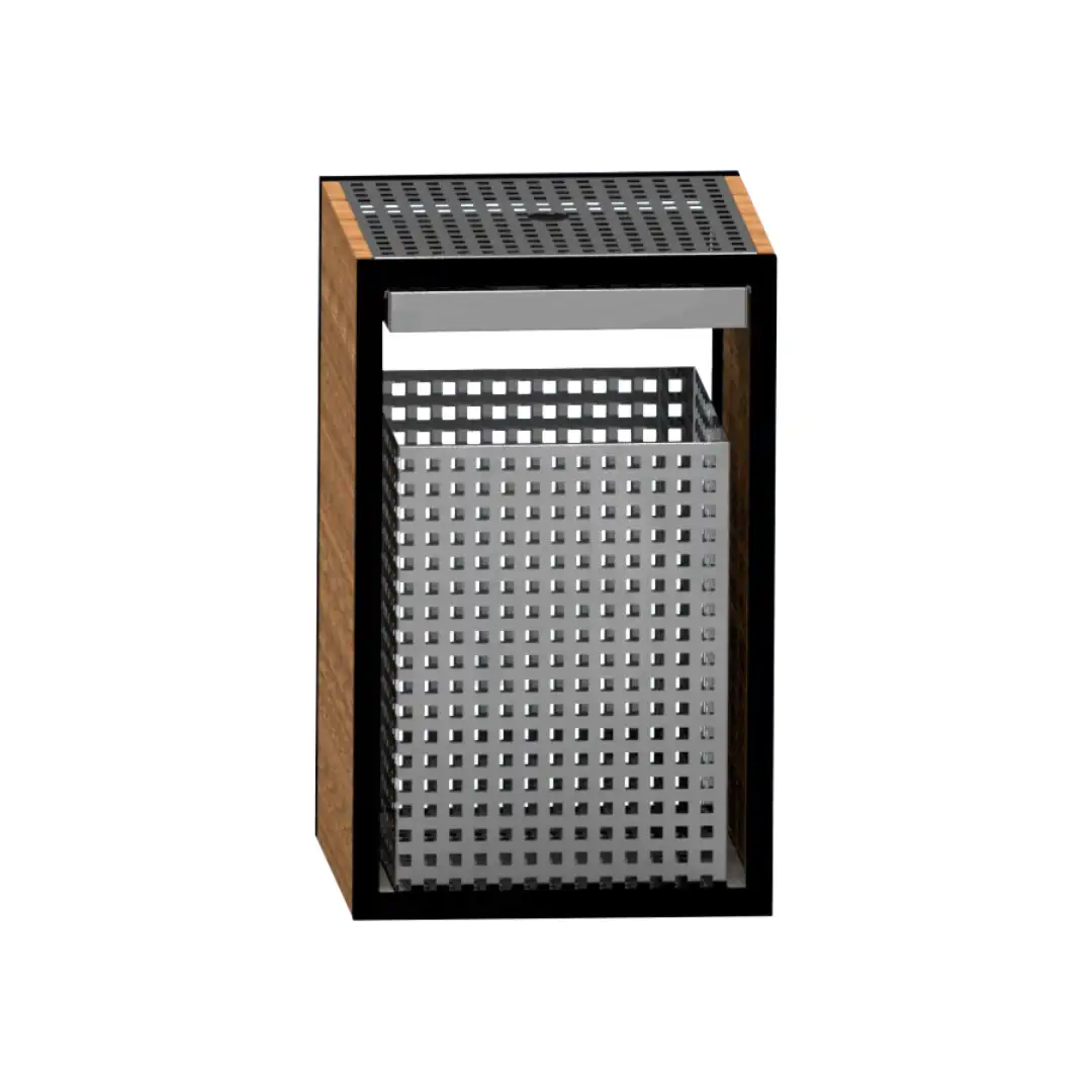 Корзина для мусора EcoLine с пепельницей, 60 l, Antracit