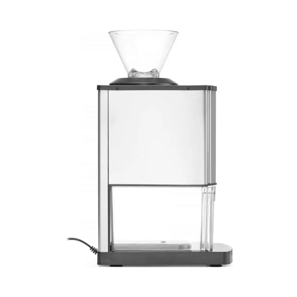 Электрическая дробилка для льда, до 12 кг/час, корпус из нержавеющей стали, 80W, Hendi, 17x26x(H)46 см