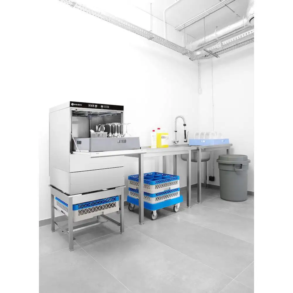 Посудомоечная машина 50x50 с электронным управлением, 400 В, HENDI