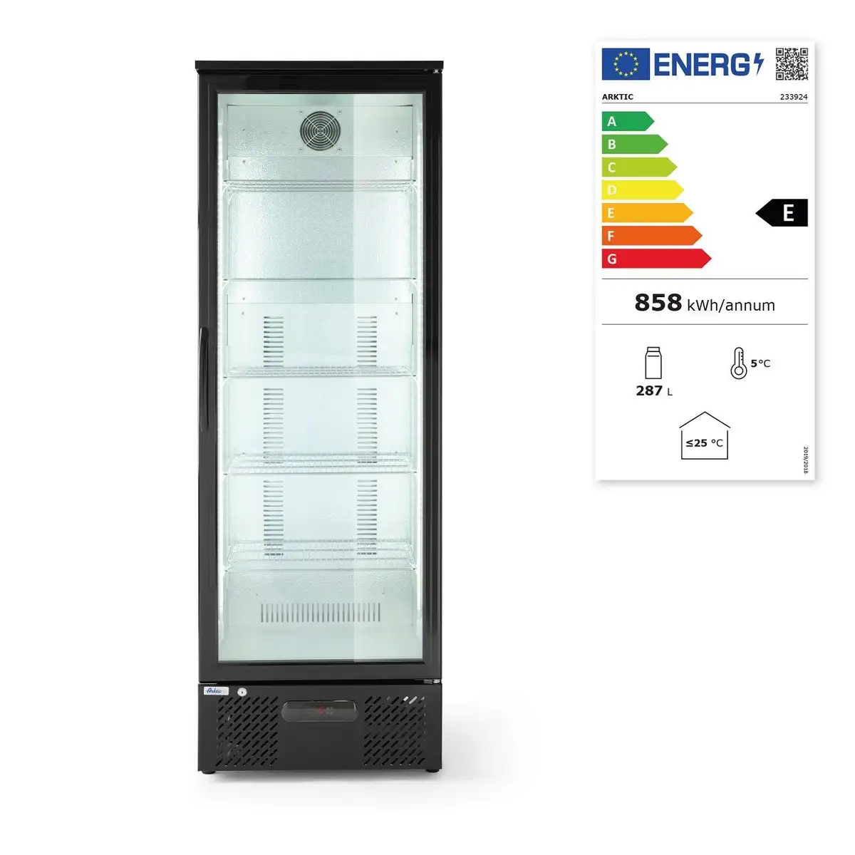 Холодильная витрина ARKTIC Hendi, 293 L