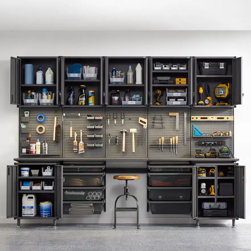 Решения для хранения инструментов в гараже