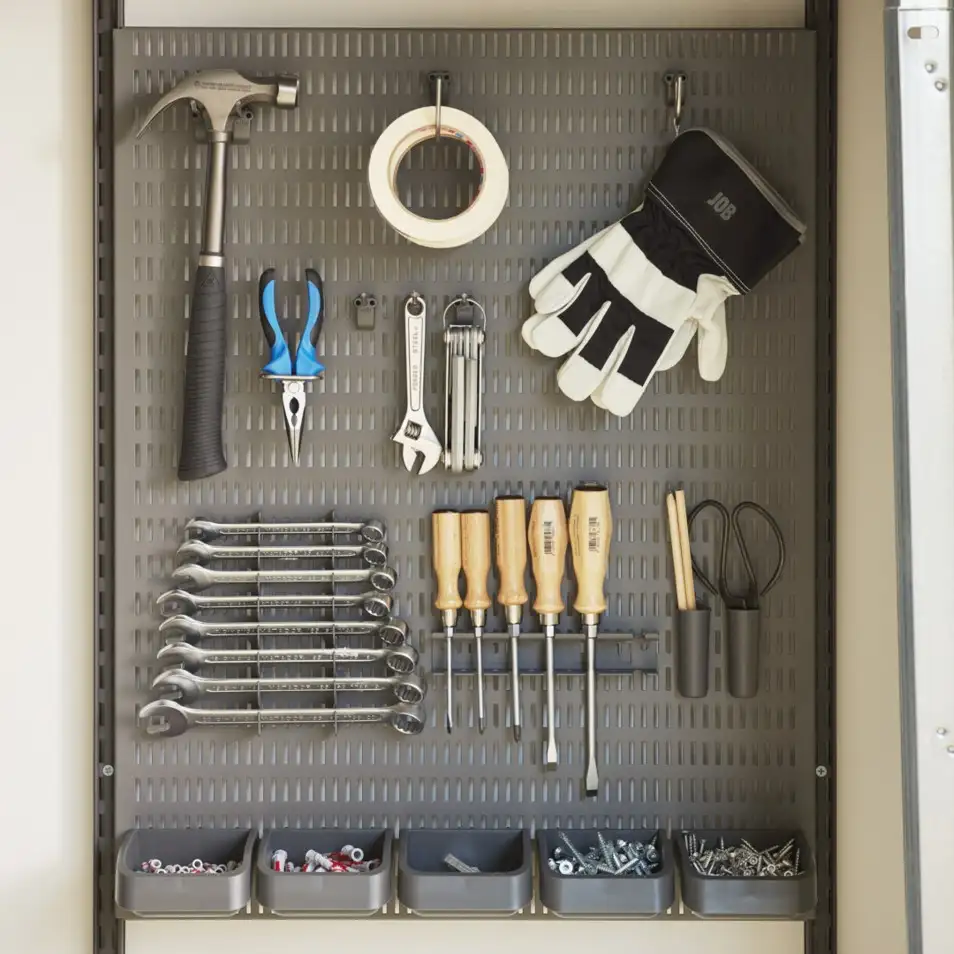 Решения для хранения инструментов в гараже