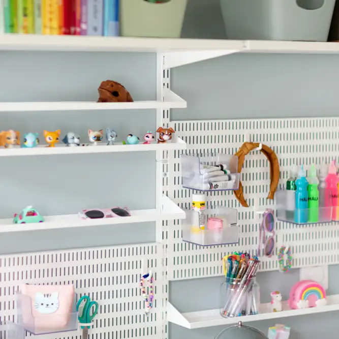  Модульная система полок и места для хранения в детской комнате