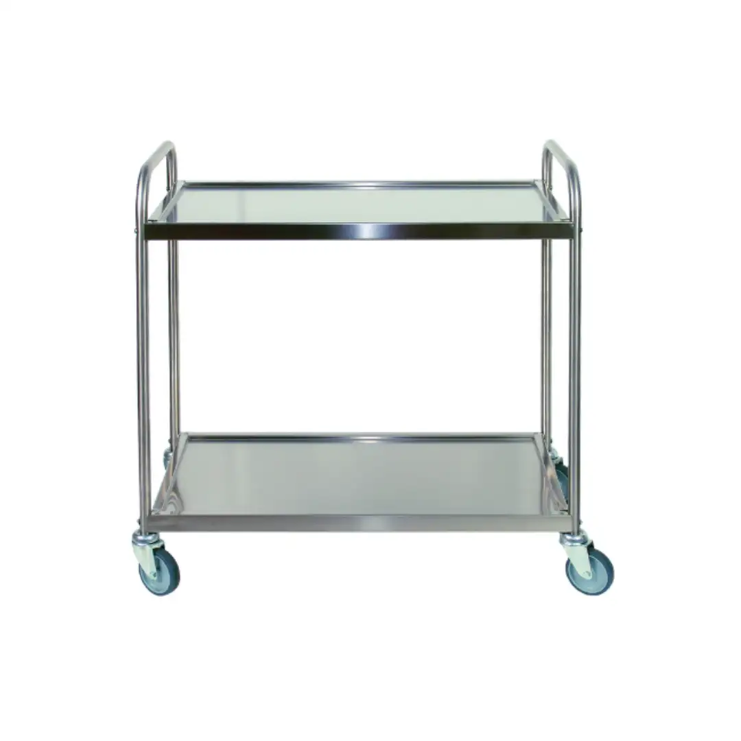 Сервировочная тележка, нержавеющая сталь