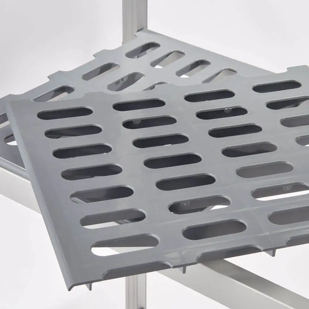 Полка складская алюминиевая, 900х560х1680 мм.