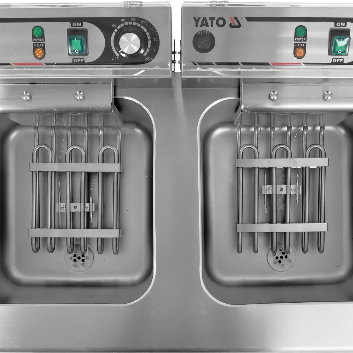 Фритюрница с шкафом 2x16L, YATO
