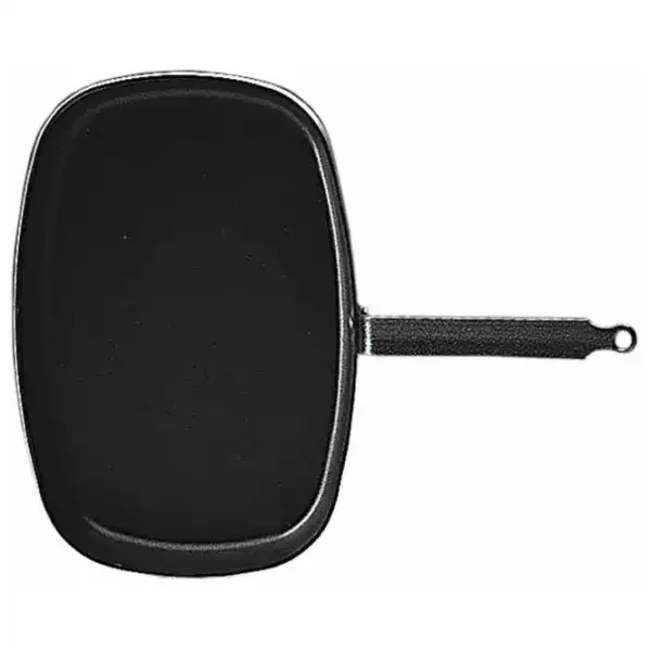 Сковорода из алюминия, антипригарная для рыбы, 380x260 мм