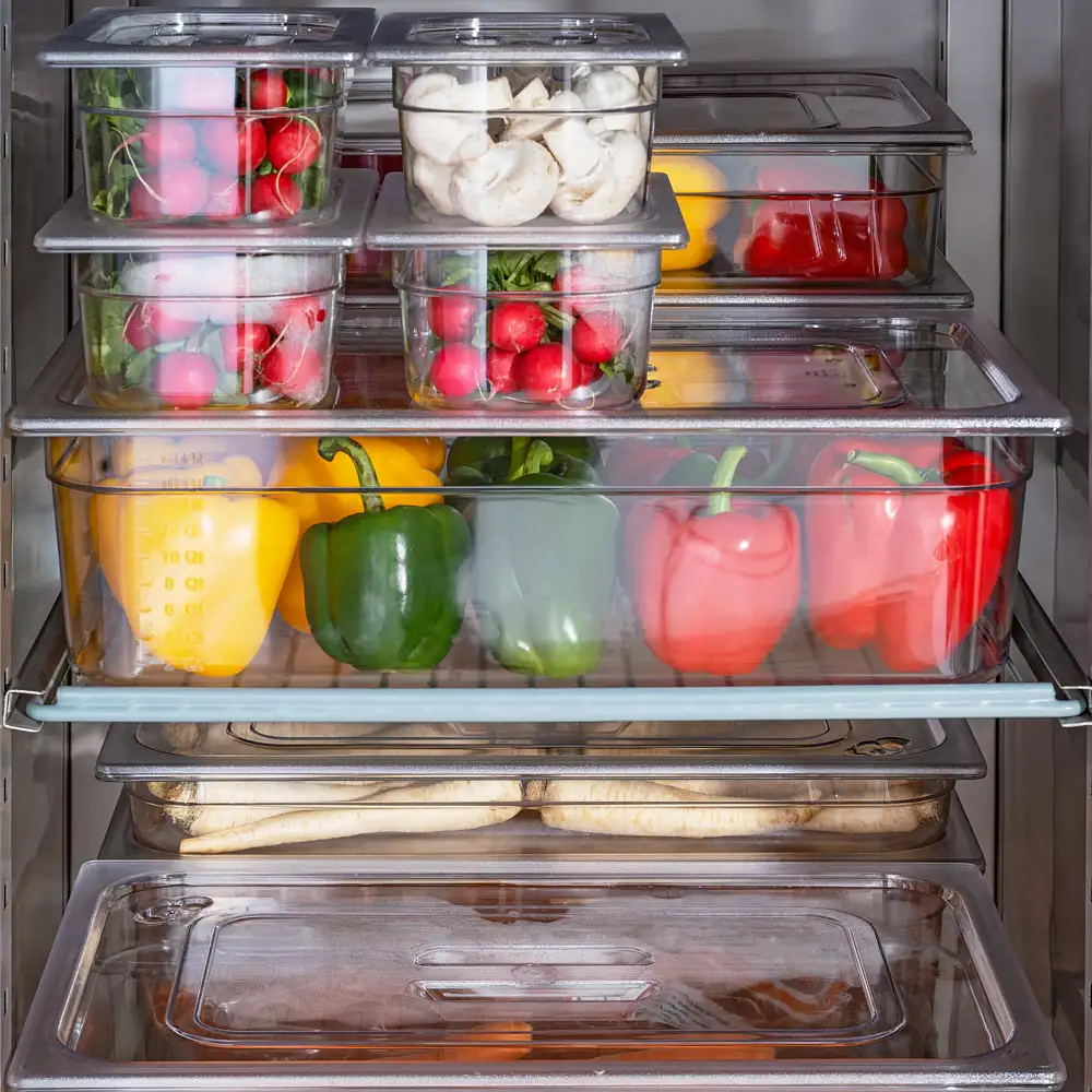 Шкаф холодильный нержавеющий на ножках, GN 2/1, V 600 л Stalgast