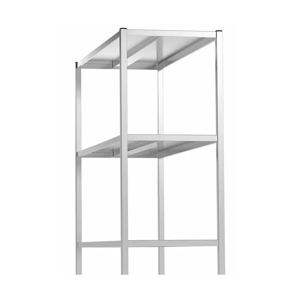 Стеллаж из нержавеющей стали с 4 полками  N-4 1000x400x1800 мм