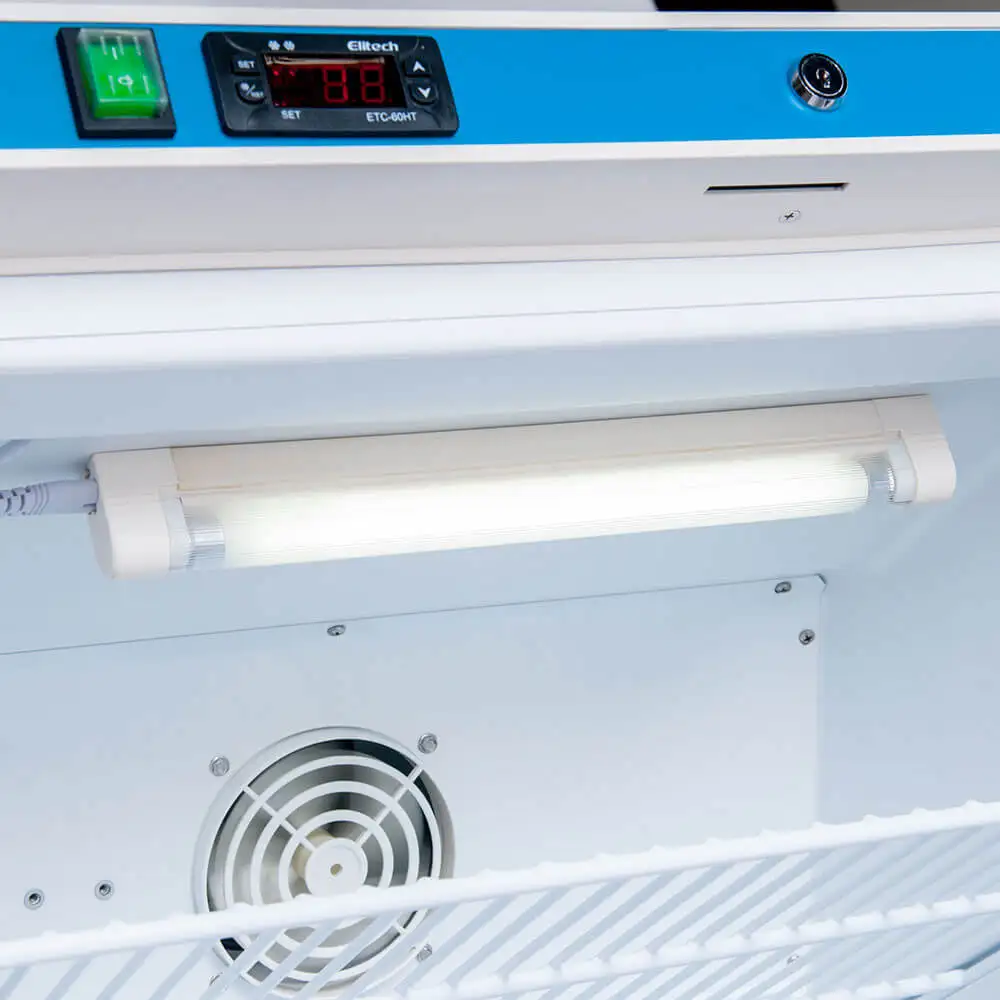 Лакированная холодильная витрина, внутренняя часть из АБС, V 361 л Stalgast