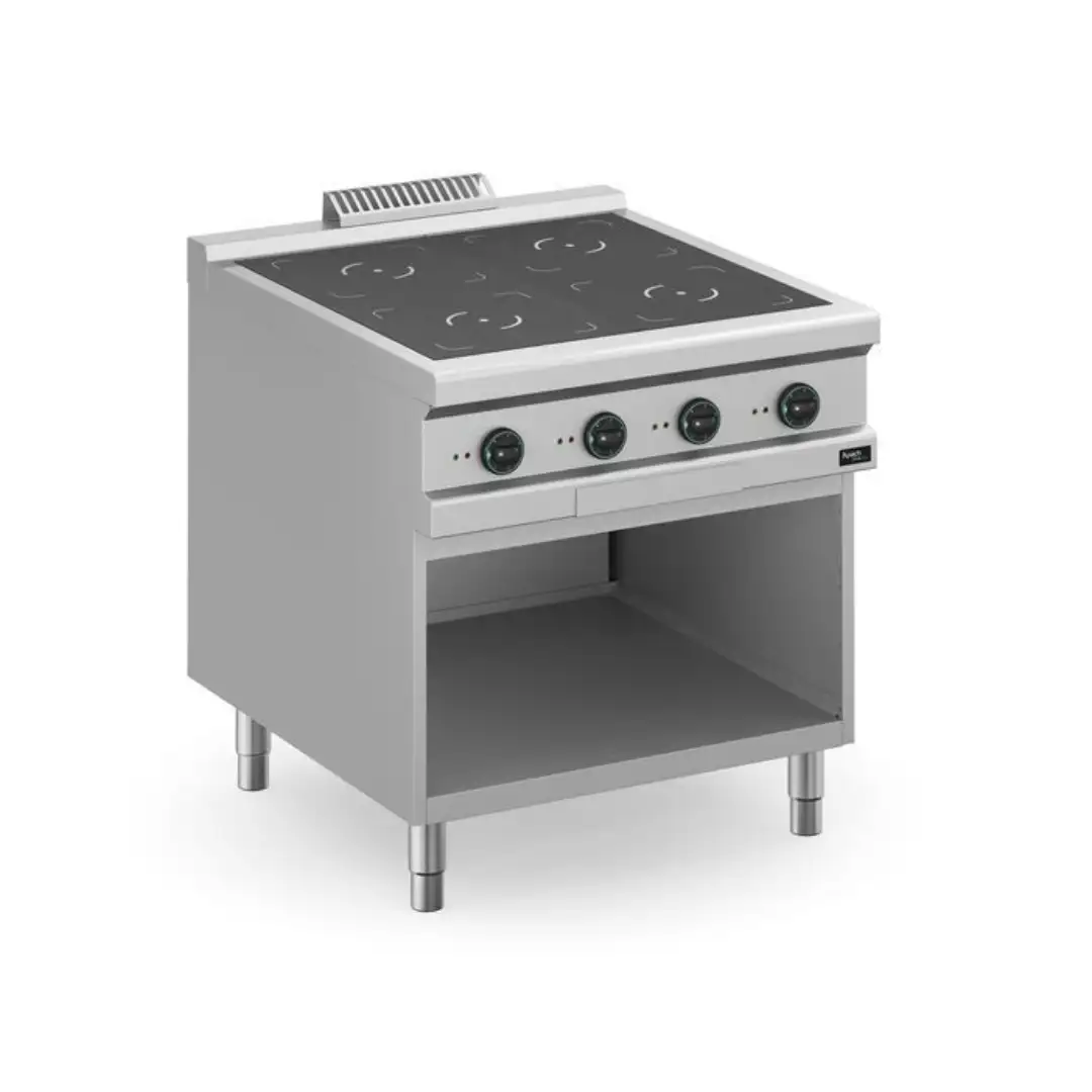 Индукционая плита, 4 конфортки, открытая APRI-89P/PL 800x900x850mm,20 kW