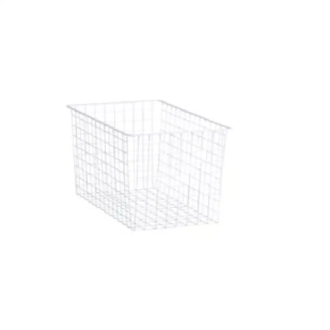 Корзина из проволоки с раздвижным механизмом 527x285 мм, белая