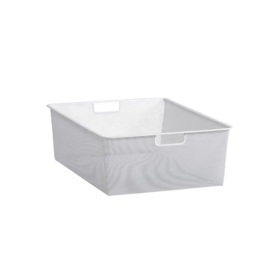 Корзина из проволоки с раздвижным механизмом 427x527x185 мм, белая