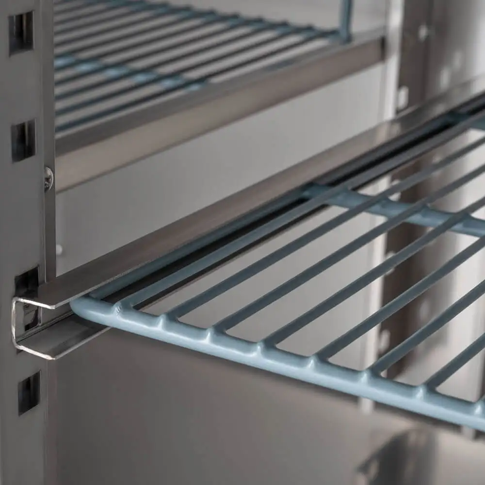 Стол холодильный с бортиком, 2-дверный,  V 282 л Stalgast